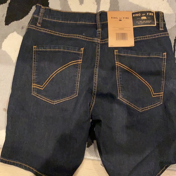 Ring of fire Jean shorts - Picture 2 of 4